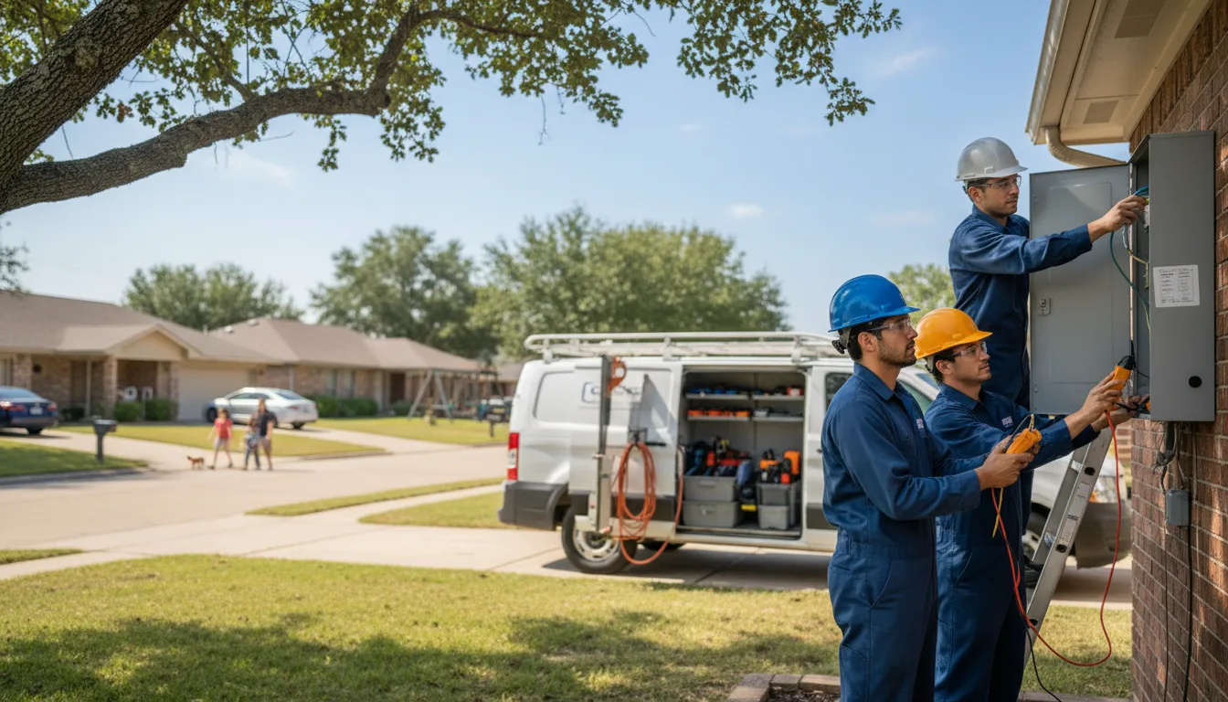 Certified electrician providing emergency electrical services in Green Camp, OH